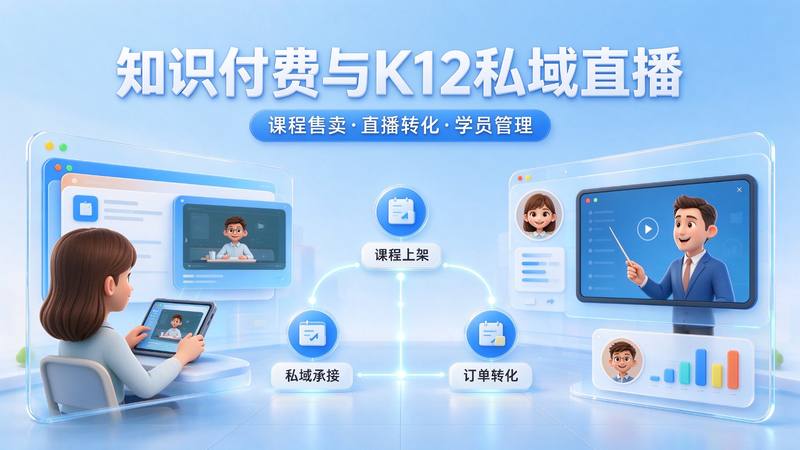 2026年私域直播平台怎么选?教培机构选型必看的8个核心指标