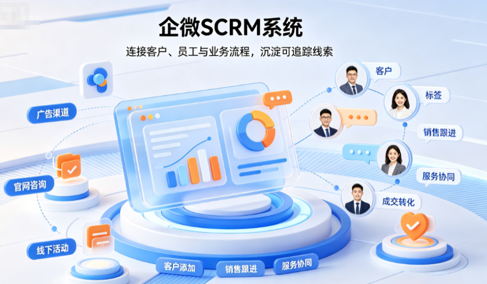 专业 SCRM 社群运营系统 自动锁客留存 提升社群转化效率